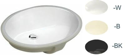 Oval Vanity 1714 - Black