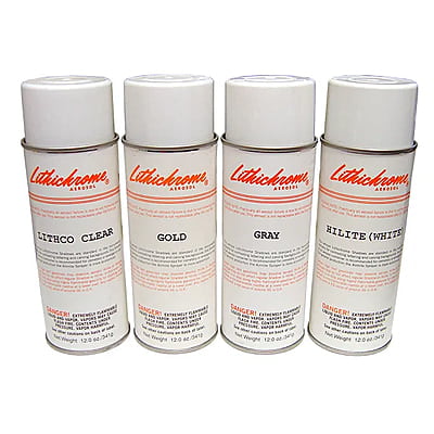 Lithichrome Aerosol Stone Paint - Clear, 12 oz Lithichrome Aerosol Stone Paint - Clear, 12 oz