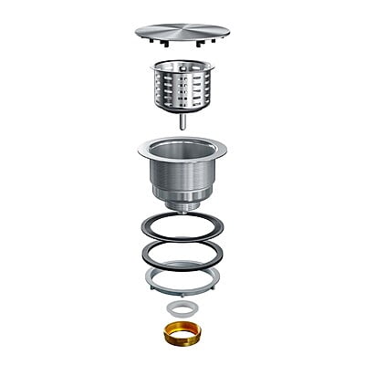 Basket Strainer - Luvul Nickel Deluxe - 417887