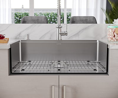33-inch Drop-in Workstation Kitchen Sink Single Bowl