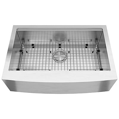 33-inch Farmhouse Workstation Kitchen Sink Single Bowl