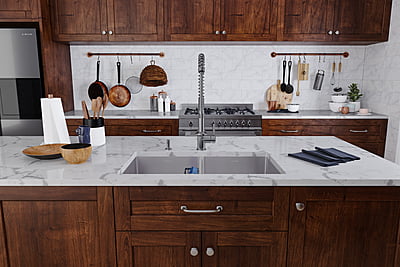 33-inch Farmhouse Workstation Kitchen Sink Single Bowl