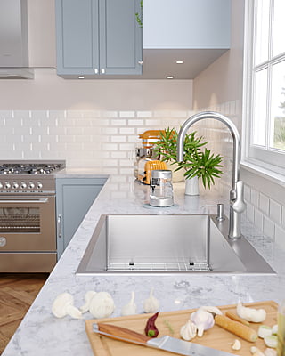 33-inch Drop-in Kitchen Sink Single Bowl 33-inch Drop-in Kitchen Sink Single Bowl