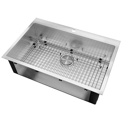 33-inch Drop-in Kitchen Sink Single Bowl - 902879