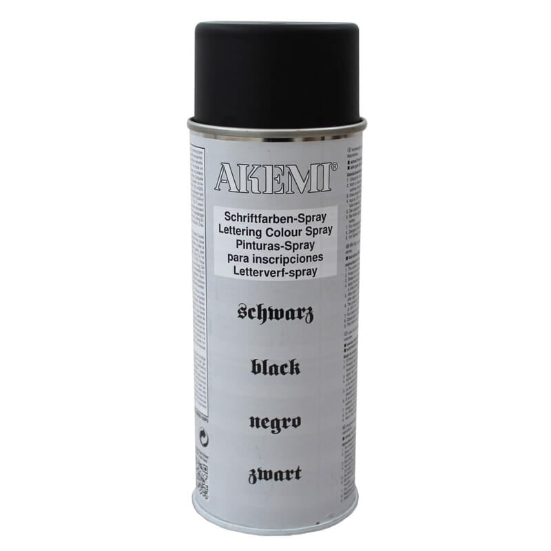 Akemi Lettering Colour Spray-Black