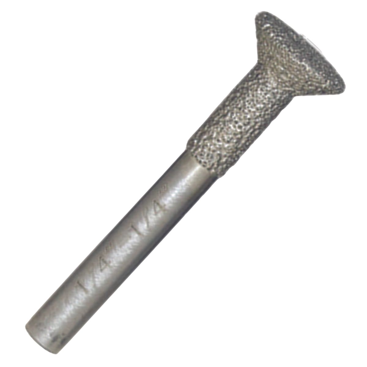 Apexx Brazed T-31 Anchor Bit - 1/4" Shank x 1/4" Diamond Neck x 5/8" Diamond Head