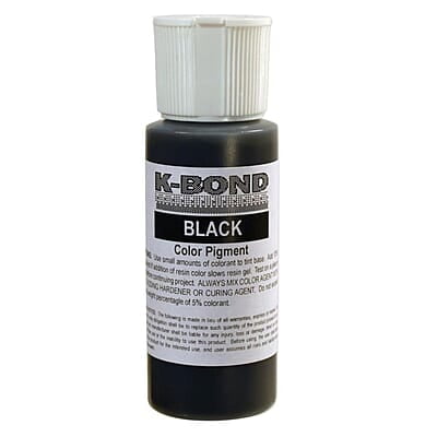 Adhesive Color Pigment - Black, 2 oz