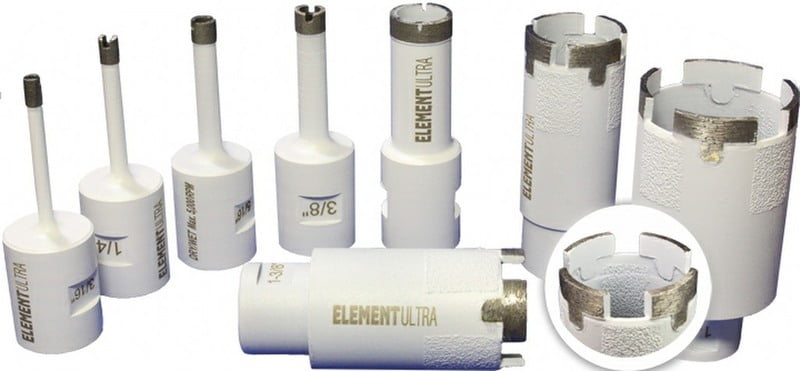 Element Ultra Dry/Wet Core Bit- 1-3/8"