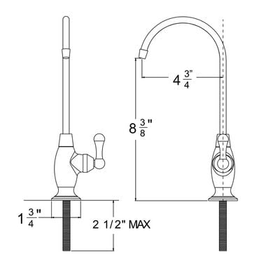 Faucet Drinking Water - Chrome