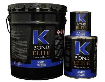 K-Bond Elite Acrylic / Epoxy Blend Knife Grade Adhesive - Transparent, 1.25 Gallon