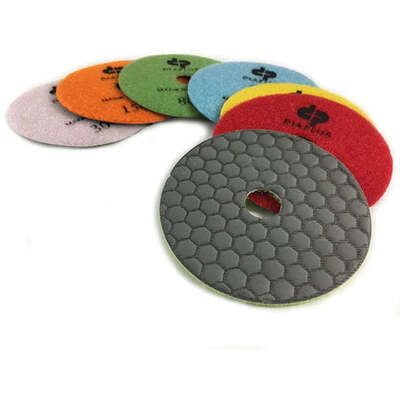 Dry Polishing Pad- 4", 0100 Grit