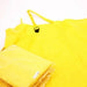 Double Layered Yellow Apron