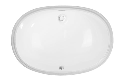 Oval Vanity 2216 - White
