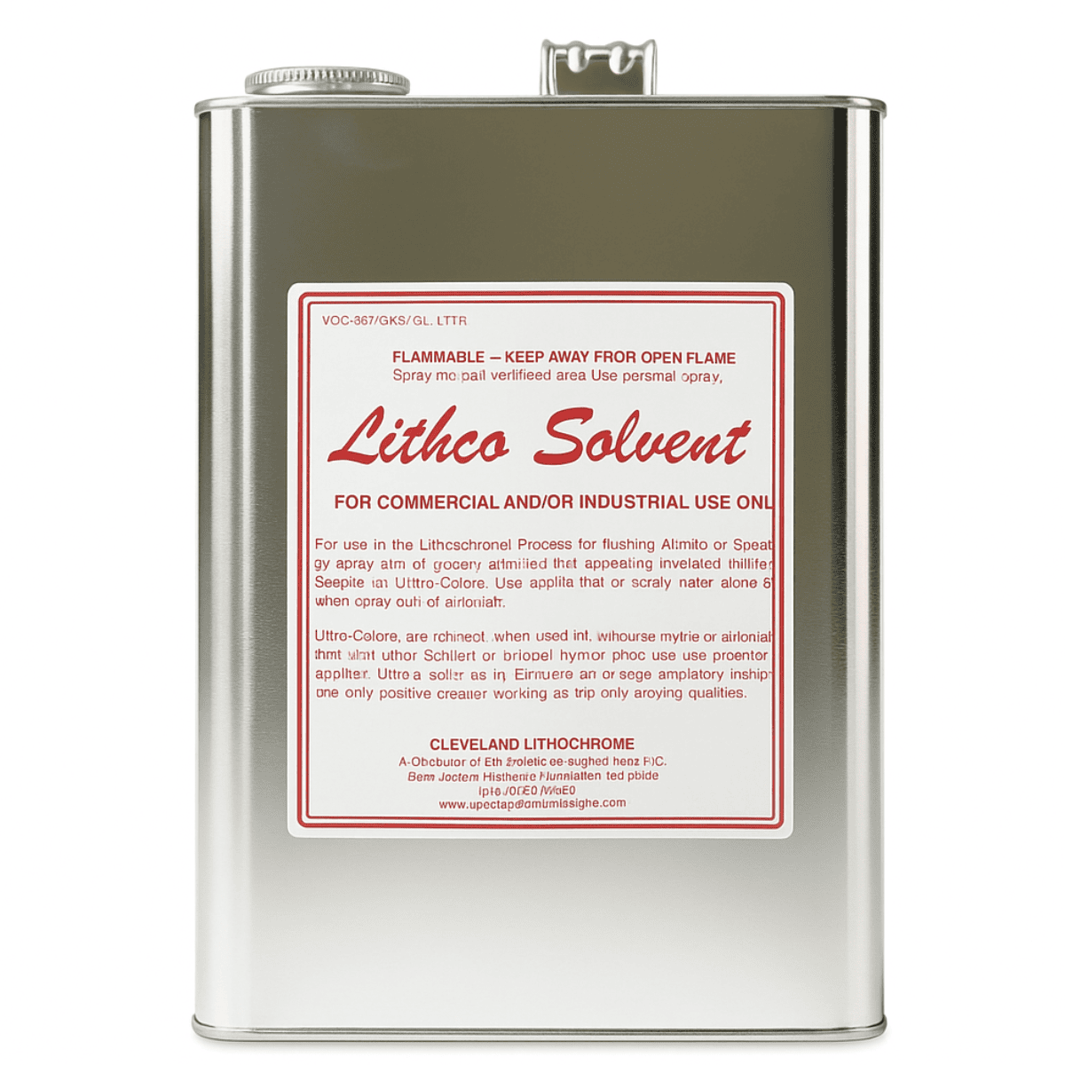 Lithichrome Solvent – 1 Gallon, Cleaner for Airmite & Lithco Colors