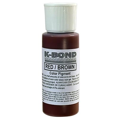 Adhesive Color Pigment - Red/Brown, 2 oz