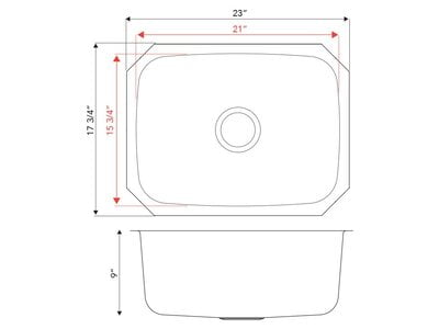 Medium Single Bowl - 16g V Series