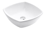 Square Ceramic Vessel Sink 04 - White