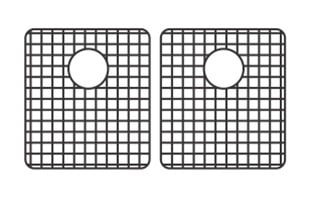 Grid Set for Double Equal Bowl - Granite Composite