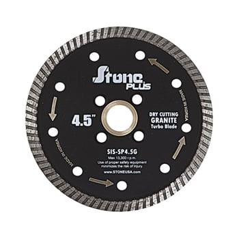 Stone Plus Granite Turbo Blade - 4-1/2"