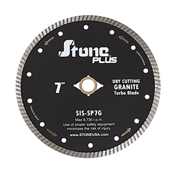 Stone Plus Granite Turbo Blade - 7" (Reg. $55.00)