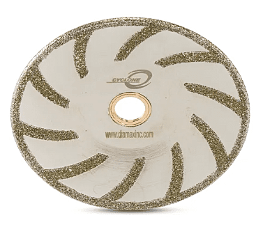 5" Cyclone Electroplated Contour Blade for Marble
