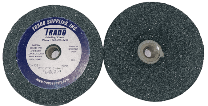 Hybrid Grinding Wheel, Green, 4", 46 Grit