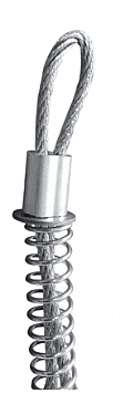 Safety Cable Whip, 20-1/4", 1/8" Loops Safety Cable Whip, 20-1/4", 1/8" Loops