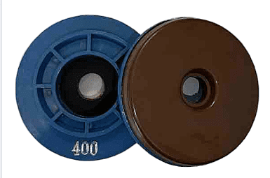 Copper Disc 5" Snail Lock, 400 Grit