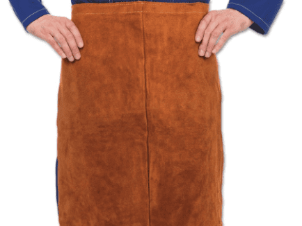 Split Leg Waist Apron, 18 in x 24 in, Side Split Cowhide, Lava Brown Split Leg Waist Apron, 18 in x 24 in, Side Split Cowhide, Lava Brown