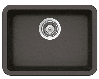 Medium Single Bowl Undermount Only Granite Composite - Dark Gray