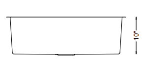 Large Single Bowl - 16g HZ Series, Nested