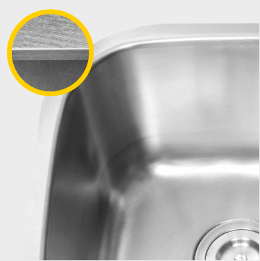 Single Bar Bowl - 18g HZ Series, Nested Single Bar Bowl - 18g HZ Series, Nested