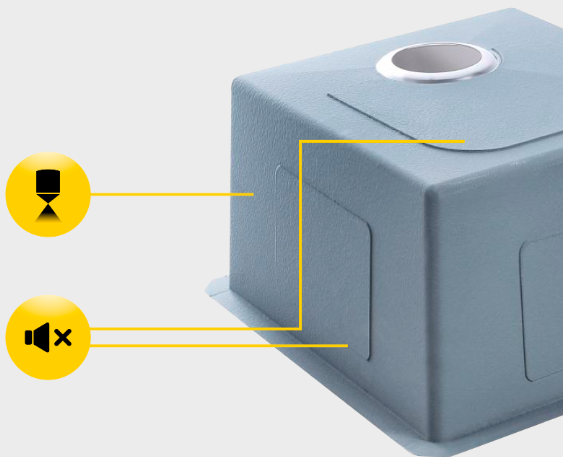 Single Bar Bowl - 18g HZ Series, Nested Single Bar Bowl - 18g HZ Series, Nested