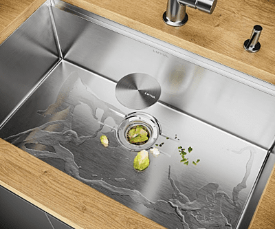 33-inch Farmhouse Kitchen Sink Single Bowl, 16g, LZ Series - 456817