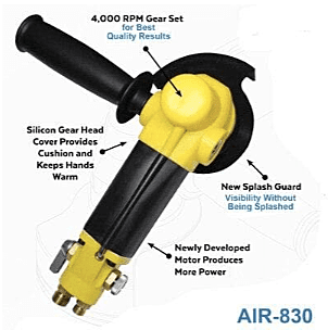 Alpha 830 Pneumatic Polisher 5/8"-11