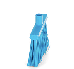 Broom, Angle Cut, 11.4" Extra stiff, Blue