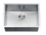 Medium Single Bowl - 18g HZR Series, ADA Sink, 438713