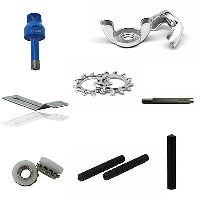 Keepnut CNC Starter Kit w/ Half Gas CNC Bit & 1-1/4" Posts (For Thin-Rim Sinks)