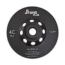 Stone Plus Victor Cup Wheel - 4" Coarse