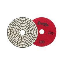 Stone Plus Dry Polishing Pad - 4", 100 grit