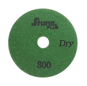 Stone Plus Dry Polishing Pad - 4", 800 grit