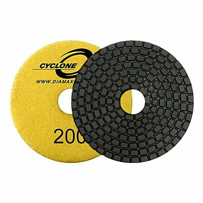 Cyclone Wet Pad S Series - 4", 200 grit