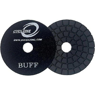 Cyclone Wet Pad S Series - 4", Black Buff