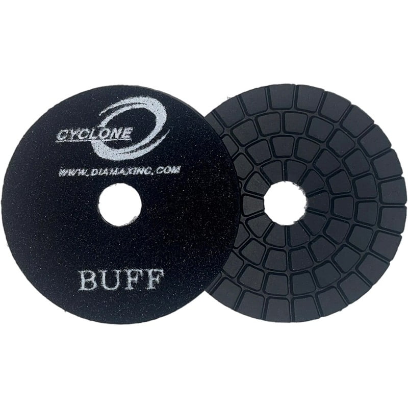 Cyclone Wet Pad S Series - 4", Black Buff