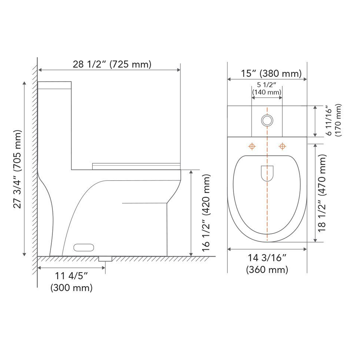 Toilet Model 01, ADA