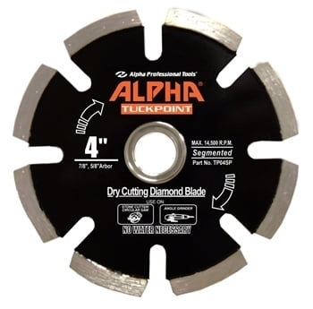 Alpha Tuck Point Rodding Blade - 4"