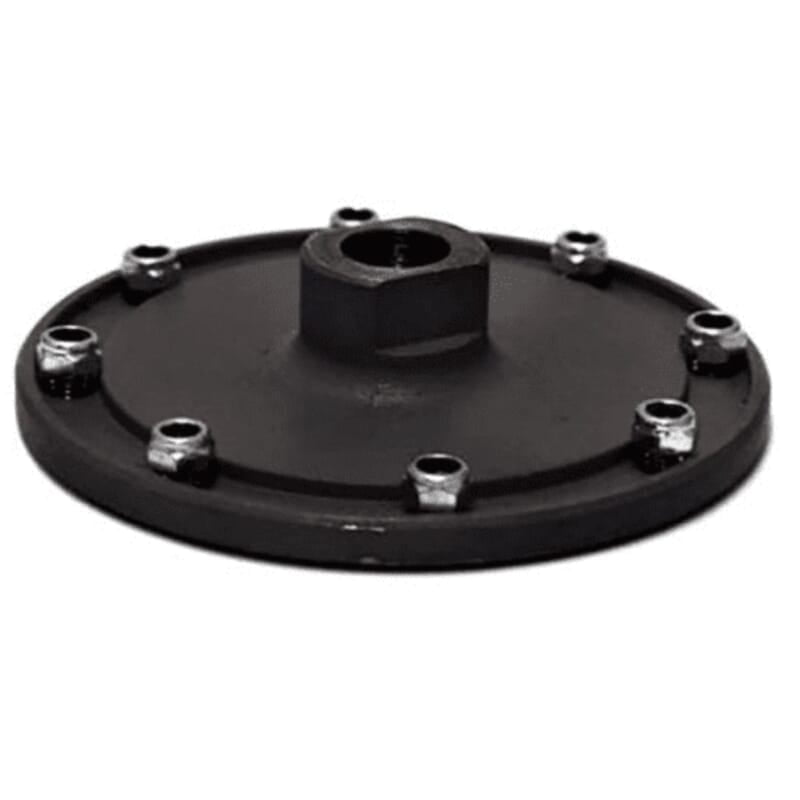 Alpha Flush Mount Adapter - 8 Holes, Steel