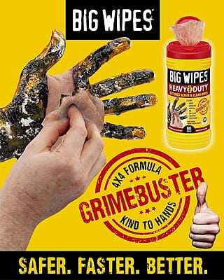 Big Wipes  Heavy Duty Hand Wipes 80 ct. Tub